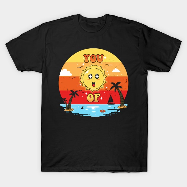 Retro Sunset T-Shirt by inkonfiremx